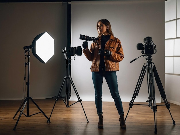 ポートレート写真教室の風景